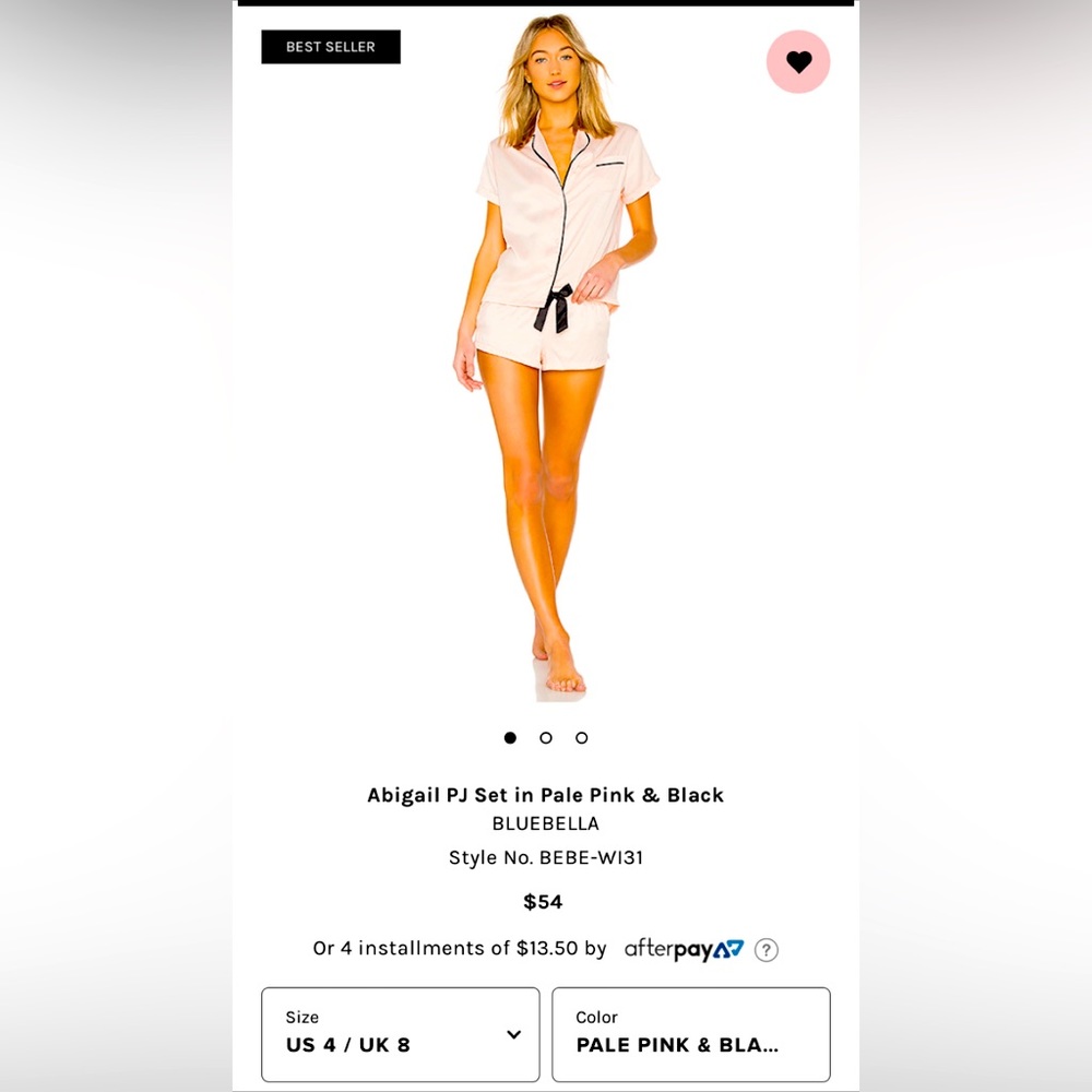 Revolve Bluebella Abigail PJ Set